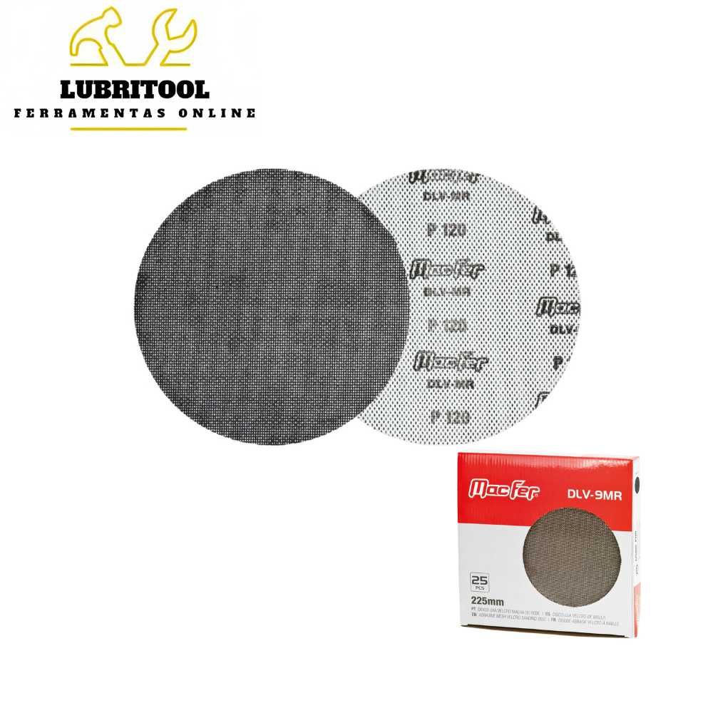 Caixa 25x Discos de Lixa Malha de Rede 225mm 0081.167 | NOVOS