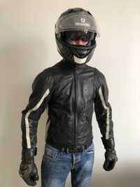 Шкіряна мотокуртка Dainese з захистом чоловіча жіноча унісекс