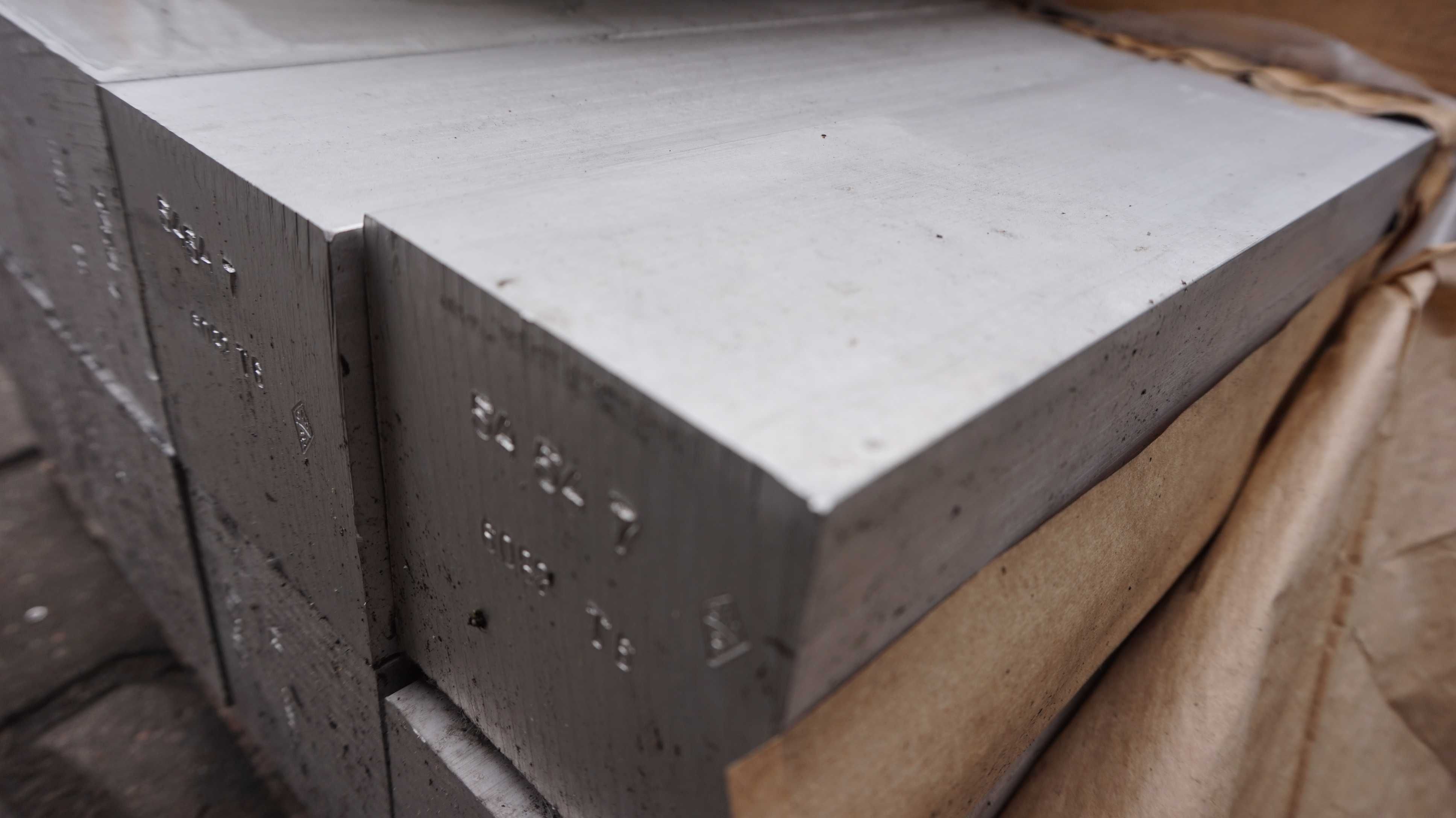 Pręt kwadratowy aluminiowy, aluminium 80x80 gat. 6082