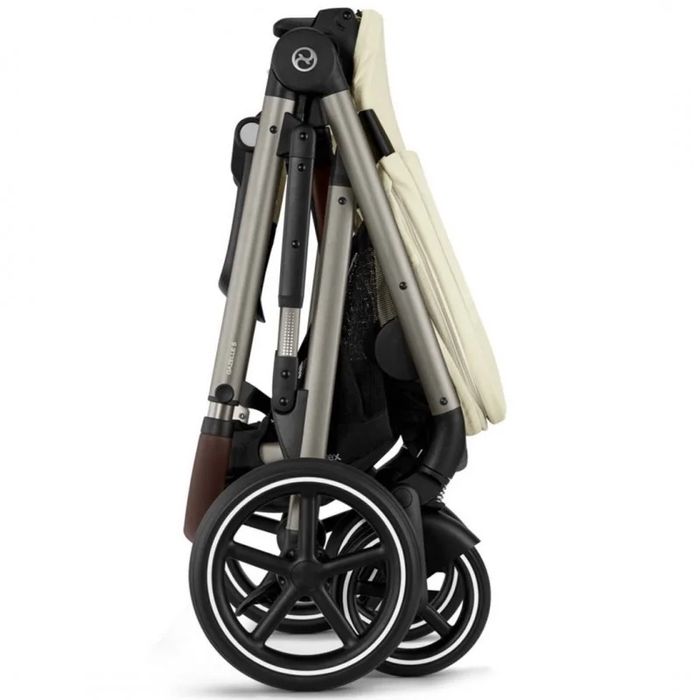 Cybex Gazelle S 2023 wózek dla bliźniąt rok po roku Seashell Beige beż