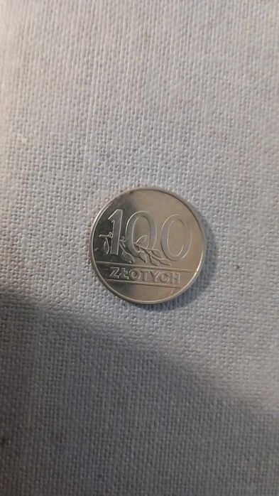 Moneta 100 zł złotych prl 1990r
