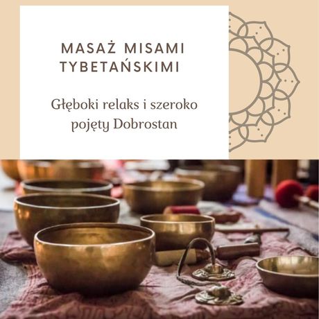 Masaż  misami tybetańskimi