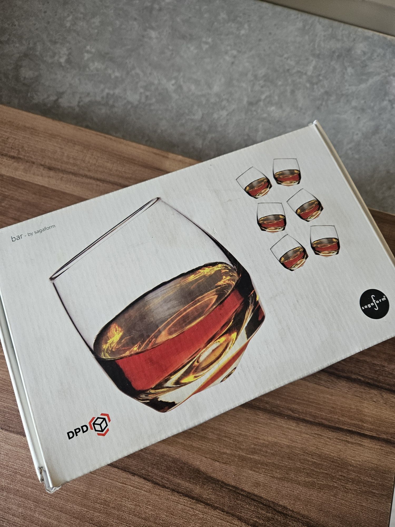 Bujające kręcące szklanki do whisky alkoholu zestaw 6szt sagaform