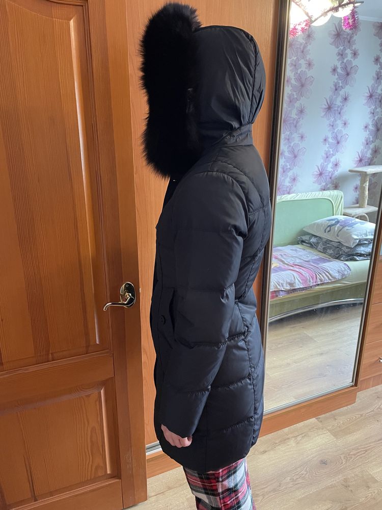 Женская зимняя куртка пальто пуховик