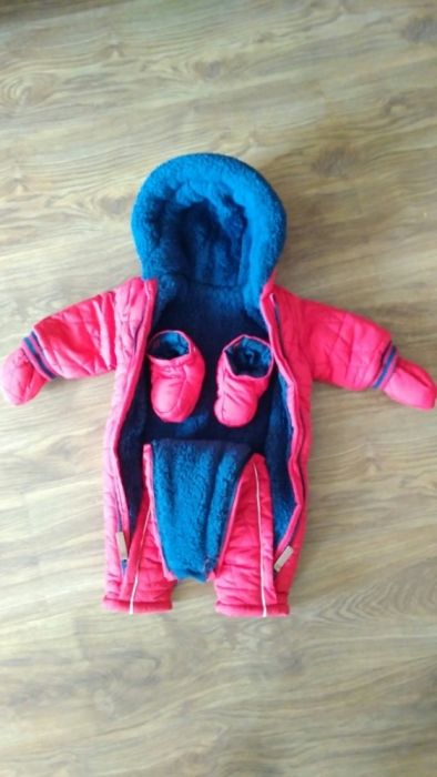Демисезонный, зимний комбинезон mothercare 3-6 мес.