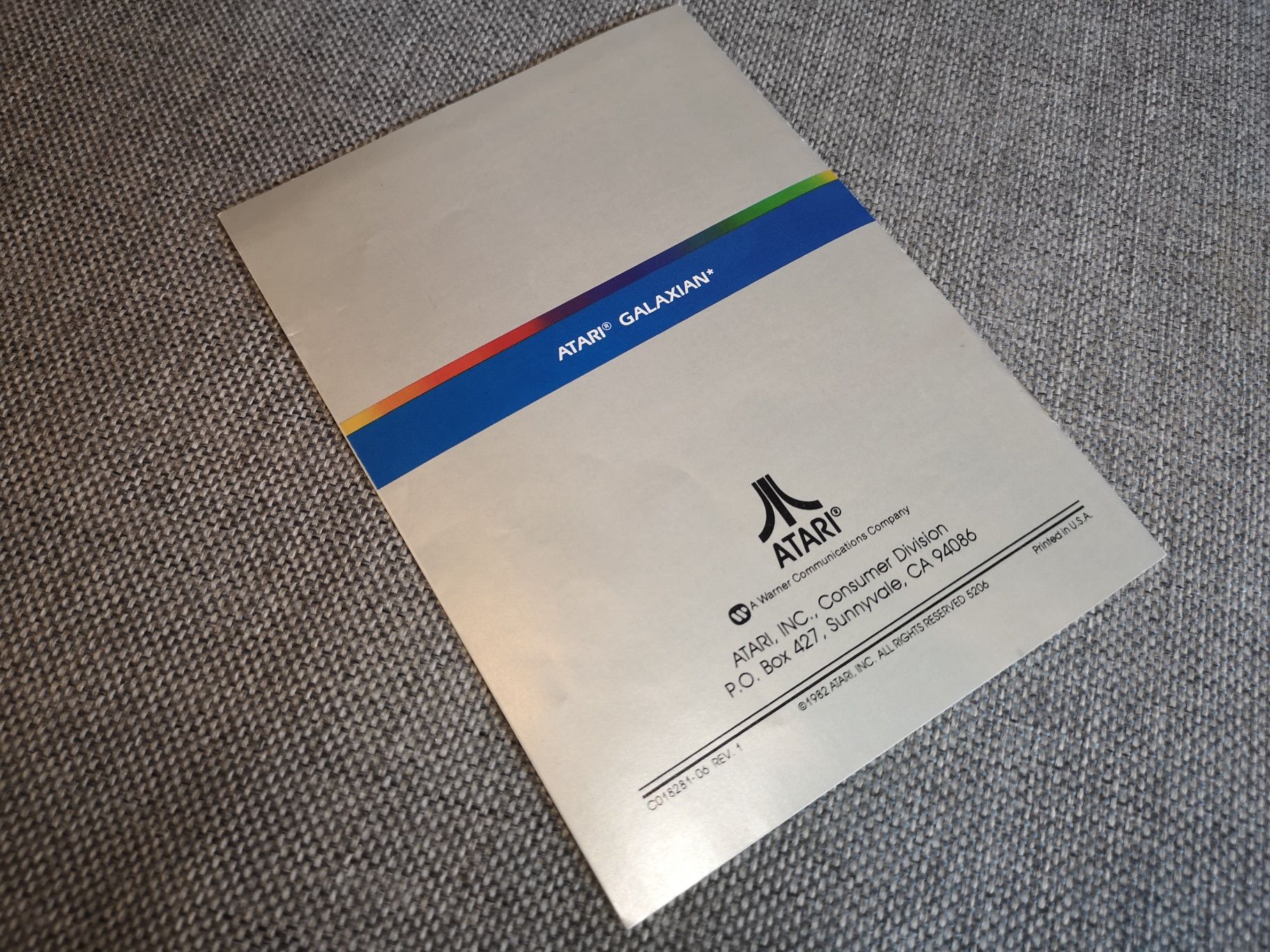Galaxian ATARI 5200 gra +instrukcja (RETRO 1982) rzadkość na rynku