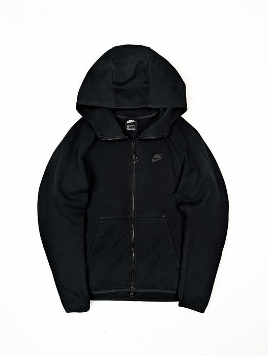 Nike Tech fleece czarna bluza z kapturem XS
