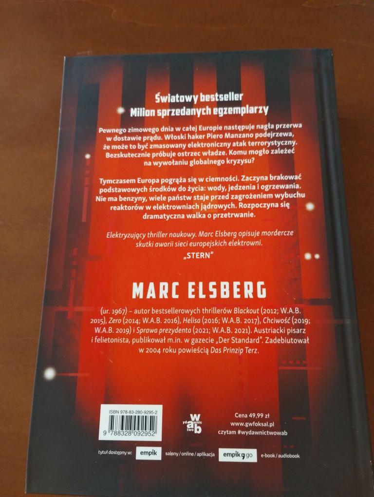 Nowa książka Marc Elsberg " Blackout"