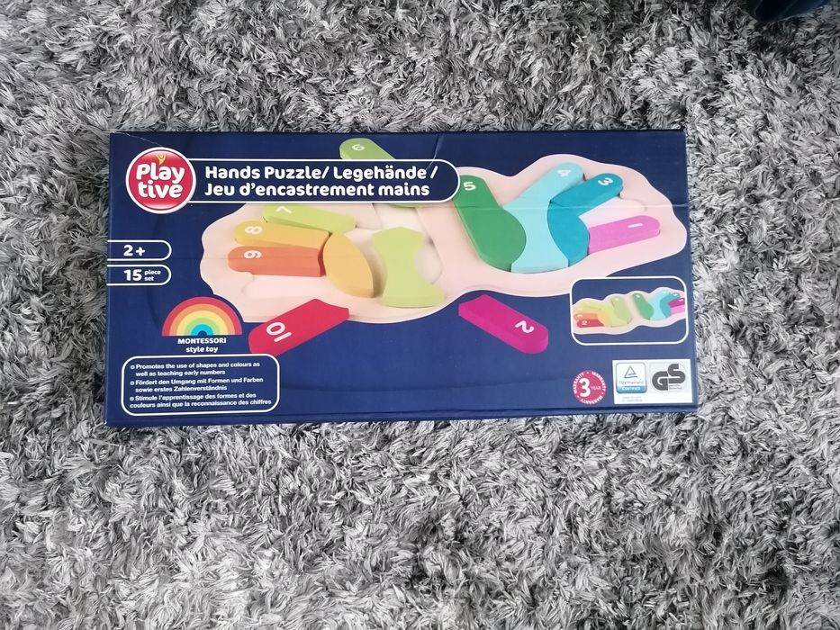Playtive drewniana zabawka edukacyjna Montessori