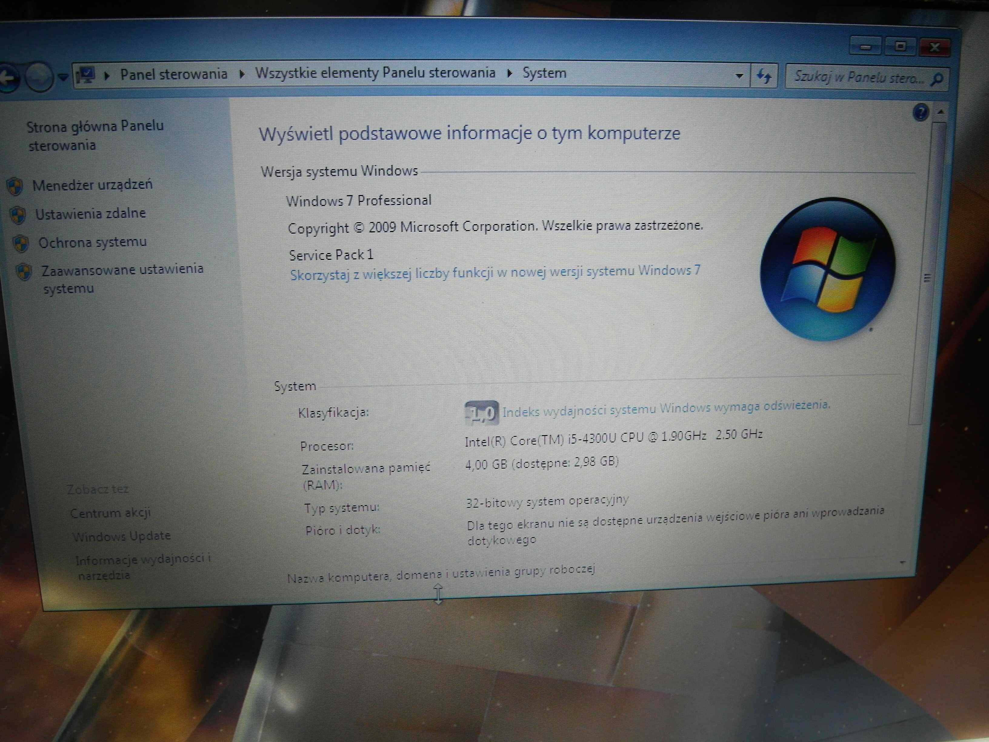 Lenovo T450 i5 1,9 - 2,5 GHz Płyta główna 100% Sprawna !