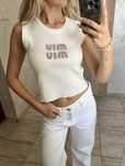 Miu miu top bialy