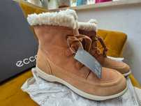 Buty zimowe NOWE, marka ECCO,  skórzane, damskie rozm. 41