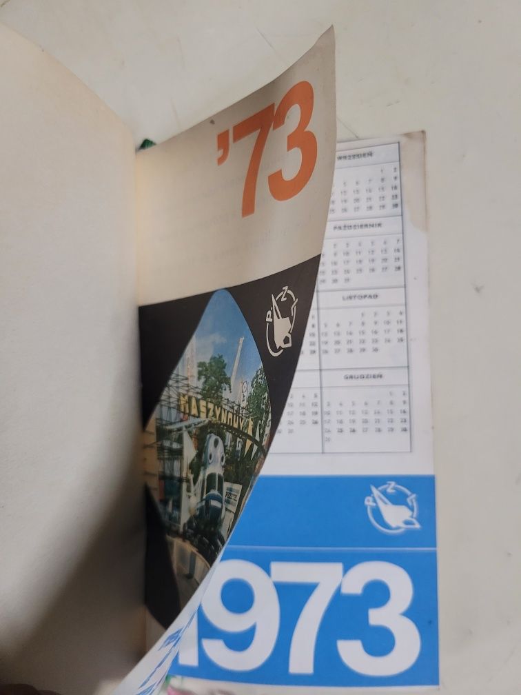 Kalendarz firmowy PEZETEL 1973 zdjęcia i opisy wyrobów, jedyny taki!
