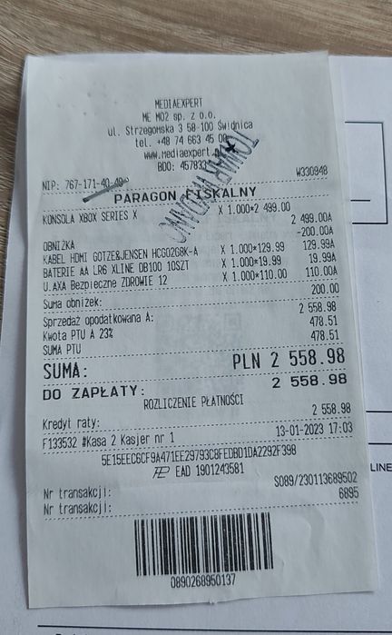 Xbox series X 1TB + 2 pady + słuchawki + Hogwarts Legacy