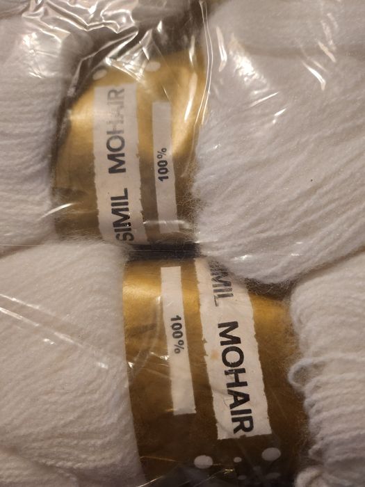 Moher włóczka 5 motkow nowe .Wlochy .z babci szafy .