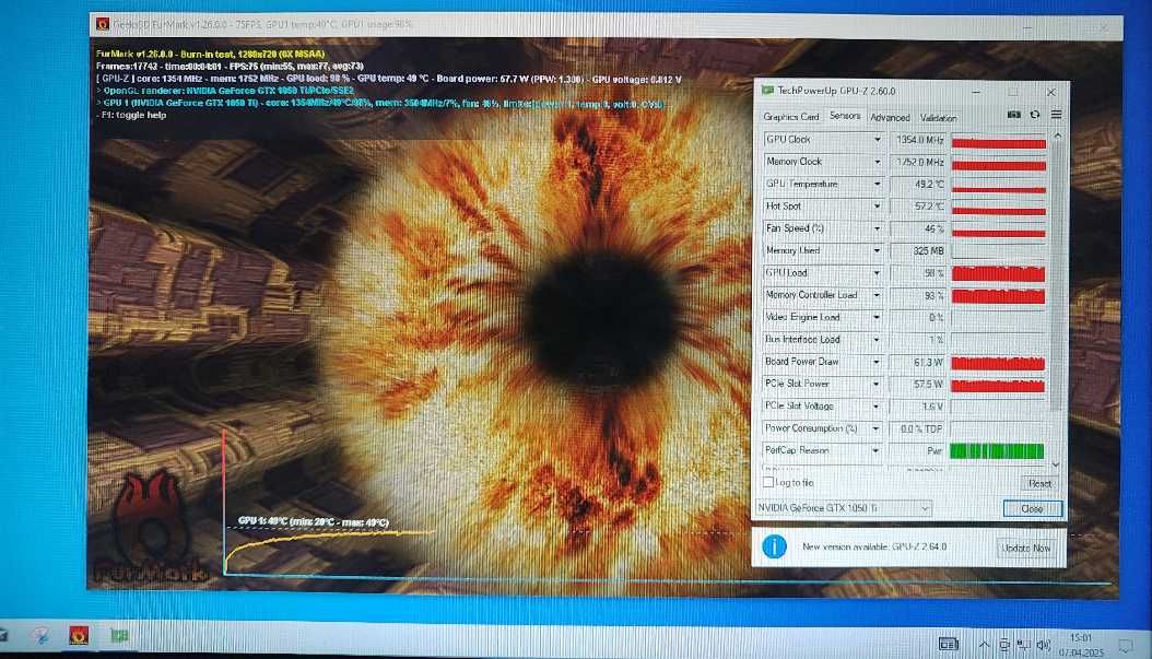 Karta graficzna MSI GEFORCE GTX 1050TI 4GB 4GT OC