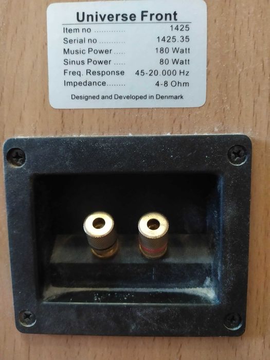 комплект колонок 5 шт Universe Denmark акустика.