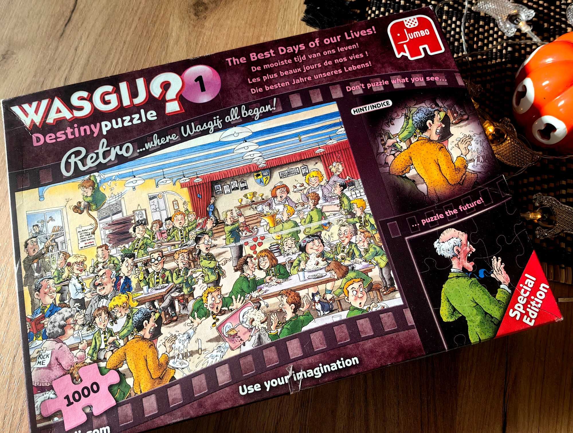 Puzzle Wasgij 1 Destiny Retro zagadki 1000 Jumbo