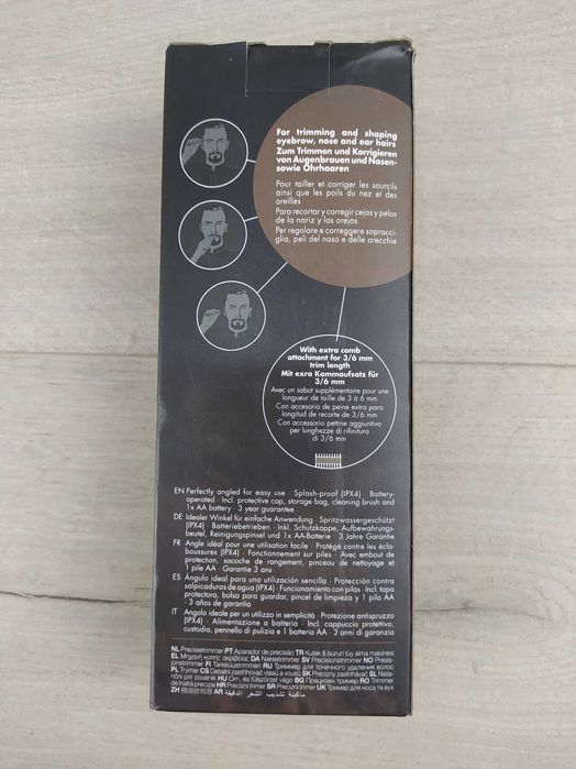 Beurer HR 2000 trymer do nosa uszu brwi IPX4 precyzyjny na baterie