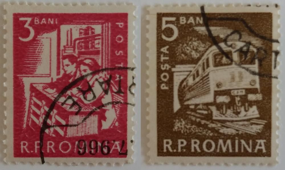 Znaczki pocztowe, Rumunia 1962, Codzienne życie