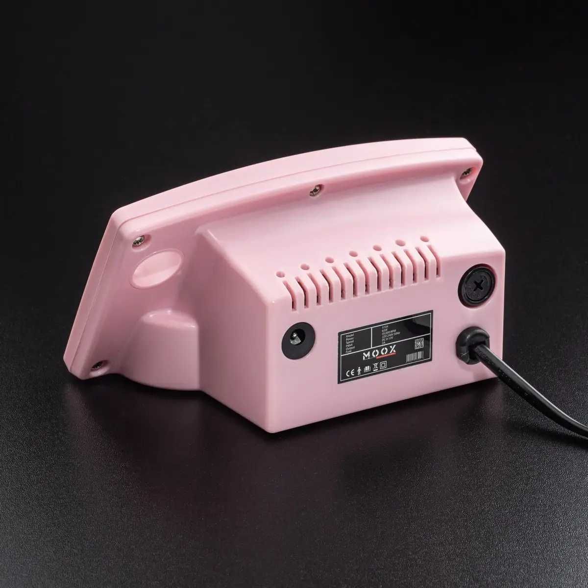 Фрезер для манікюру і педикюру MOOX X104 45 000 об/хв 65W Рожевий