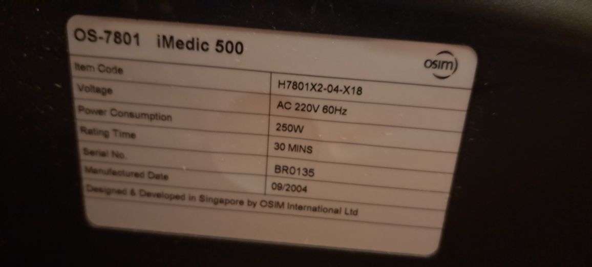 Массажное кресло OS- iMedic 500