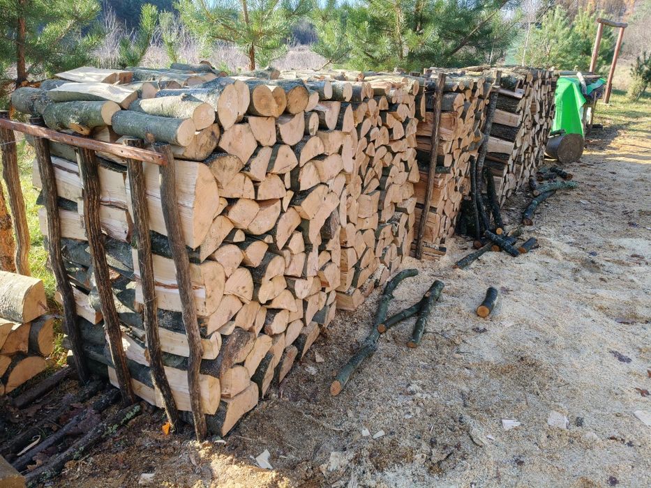 Drewno kominkowe,opałowe buk,dąb