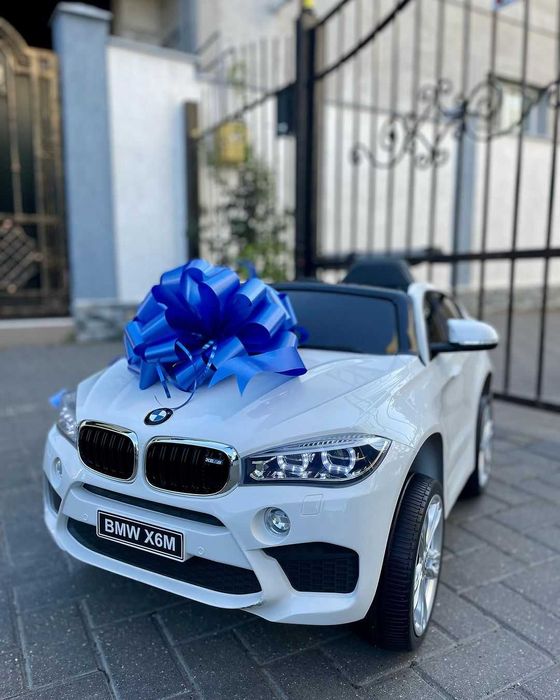 СуперЦіна‼️Дитячий Електромобіль BMW X6M BLACK,WHITE • Дитяче Авто БМВ