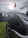 Hamax Traveller Twin gray przyczepka rowerowa