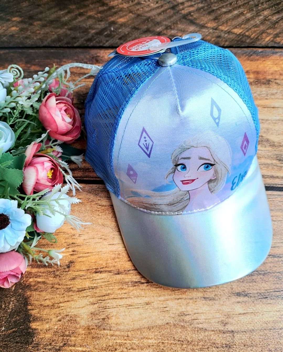 Czapka z daszkiem Kraina Lodu Elsa Frozen Premium! rozm.  53