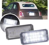 oświetlenie tablicy rejestracyjnej dla fiat 500 2 szt