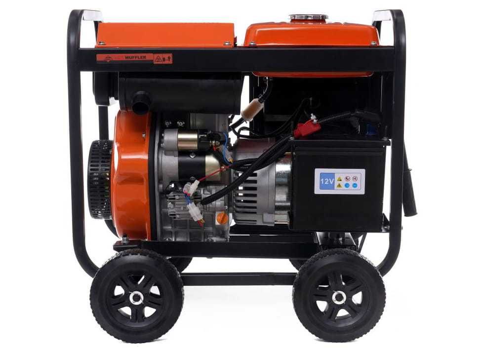 KRAFT&DELE Agregat Prądotwórczy Generator Diesel 7,5kw/230v