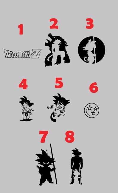 autocolantes Dragon Ball