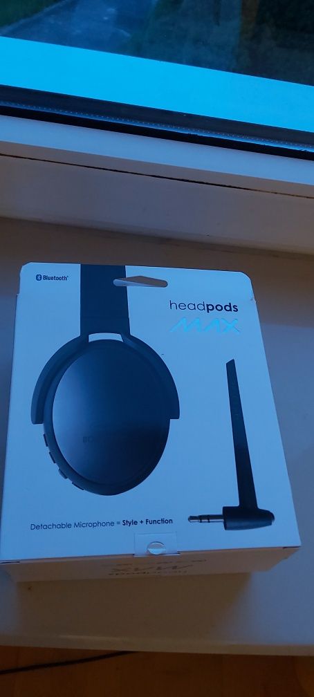 Słuchawki bezprzewodowe Bluetooth Headpods nowe w pudelku oryginalnym