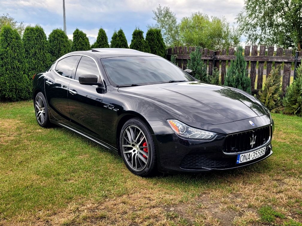 Maserati Ghibli SQ4"*"4x4"*"W Bardzo Dobrym Stanie"*"Gwarancja"*"1-wł