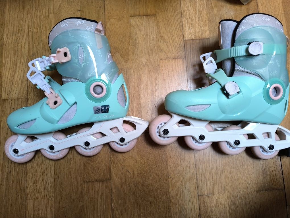 Patins Oxelo 4 em Linha - Tam. 32/34