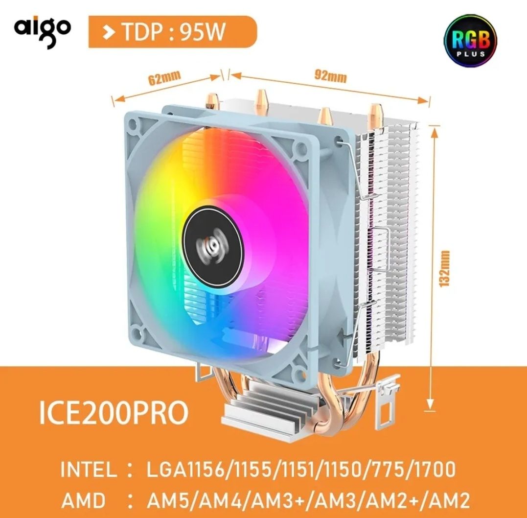 Chłoszenie procesora RGB aigo ICE 200 PRO