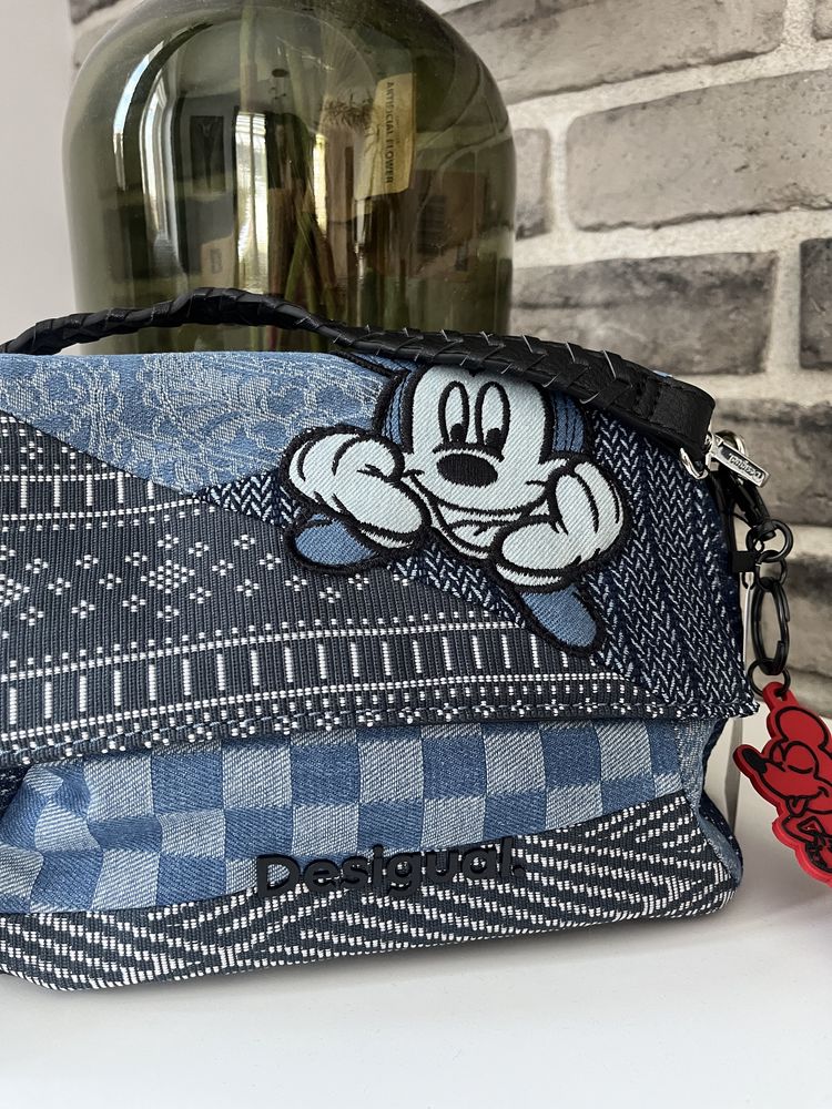 Torba Desigual jeans Myszka Mickey komplet metek NOWA