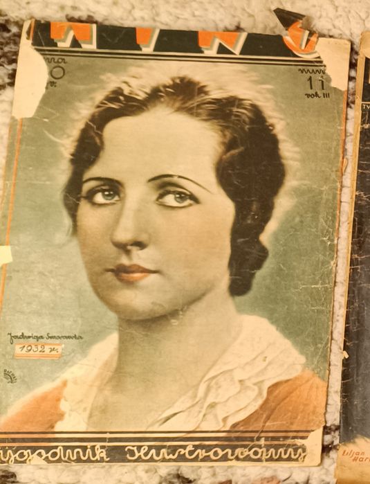 Trzy numery tygodnika Kino z 1934r. Kompletne oraz okładka z 1932r.