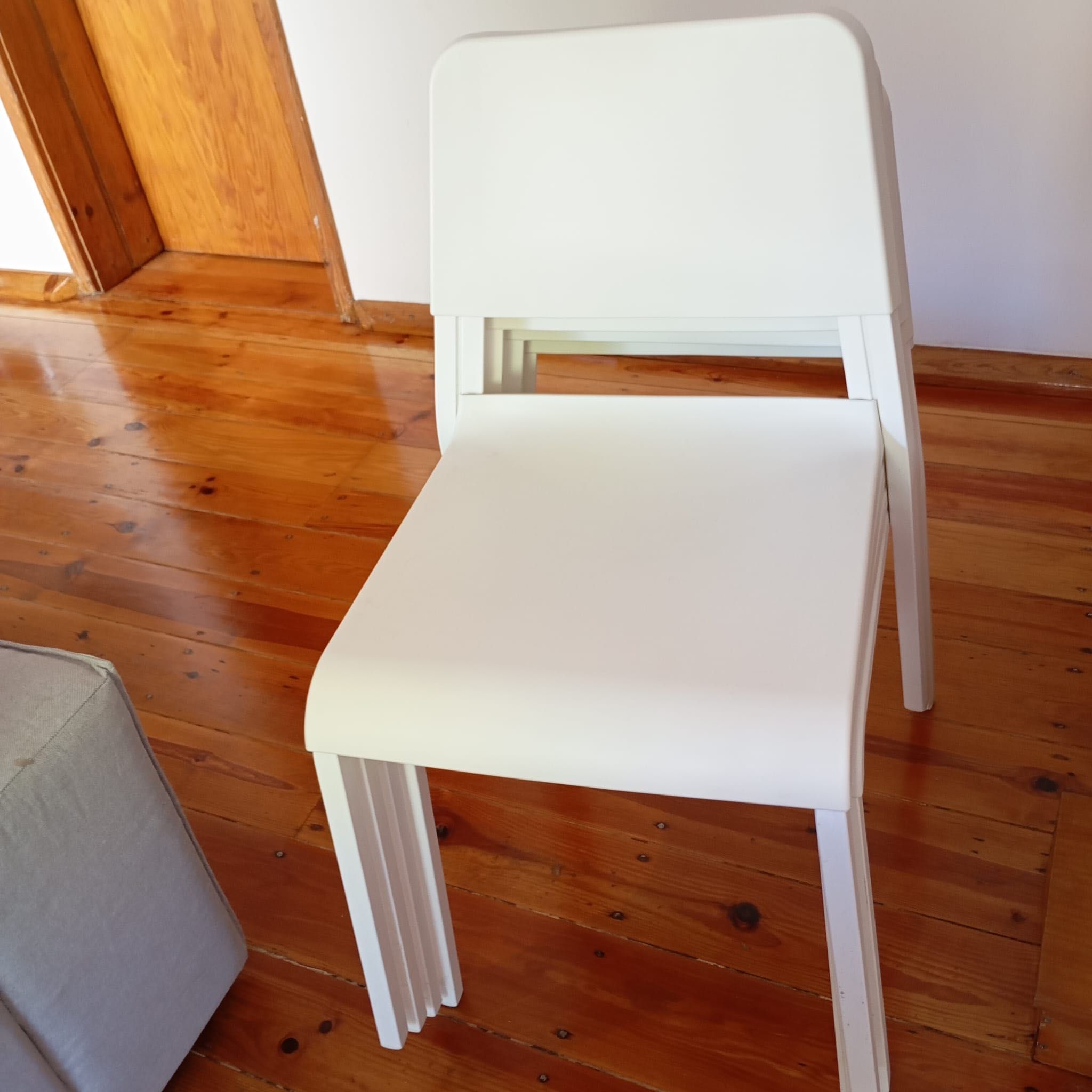 Conjunto Ikea mesa extensível + cadeiras