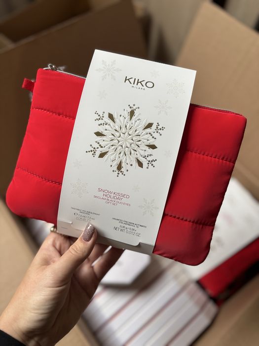 Набір косметики: туш, олівець, крсметичка Kiko Milano. Туш Кіко Мілано