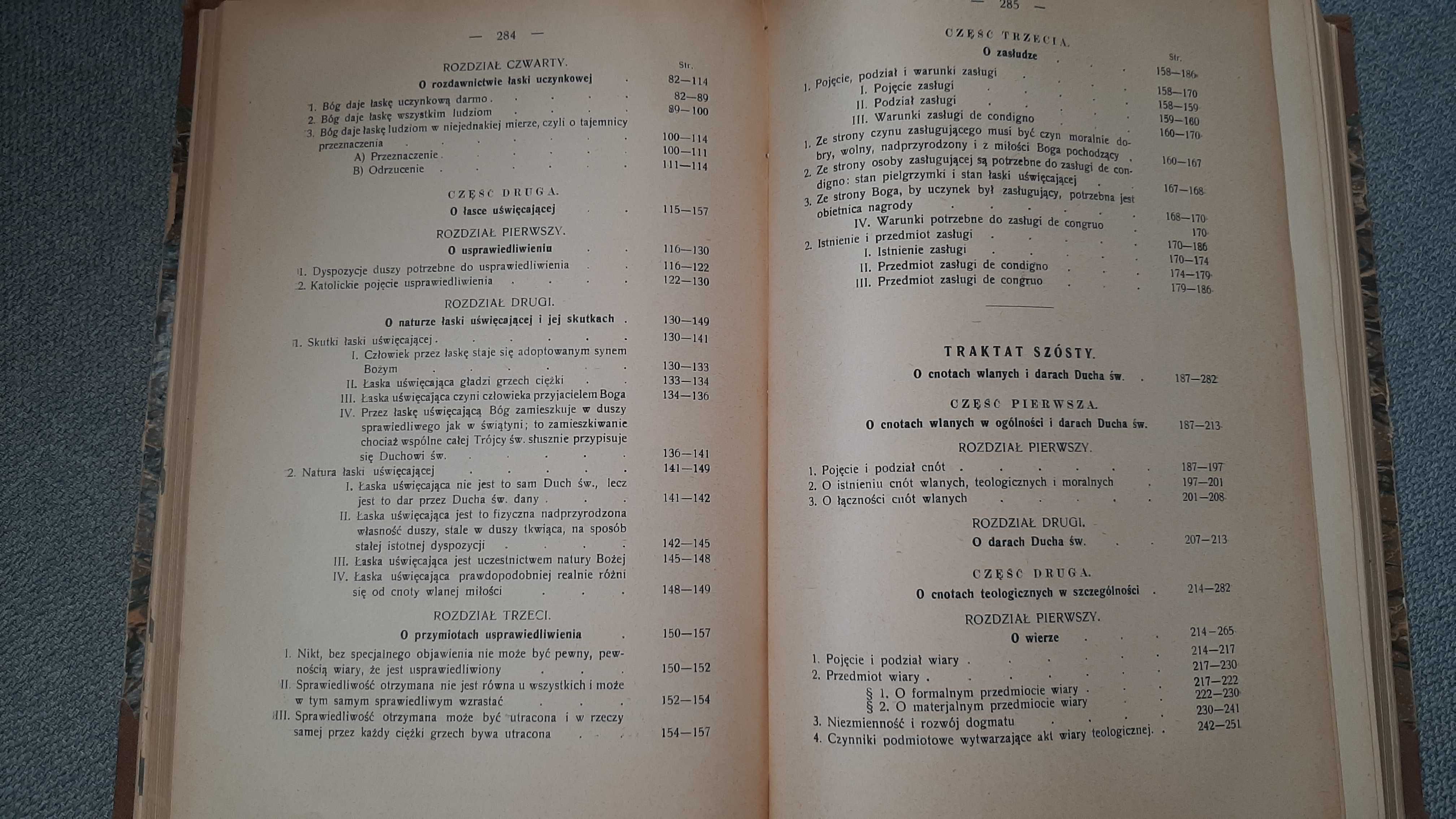 Ks. Sieniatycki Zarys dogmatyki katolickiej twarda oprawa introligator