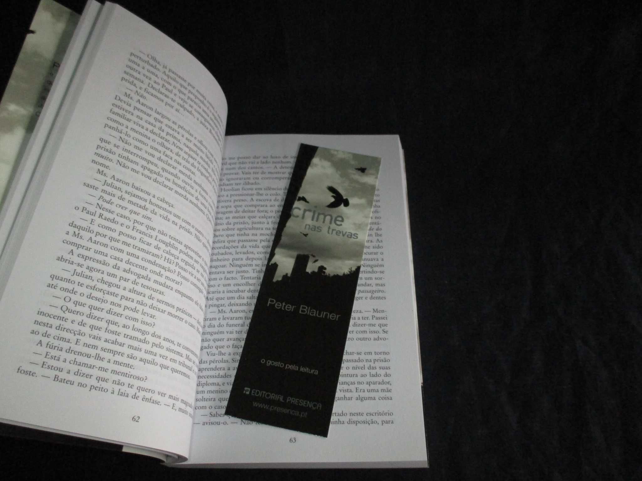 Livro Crime nas trevas Peter Blauner