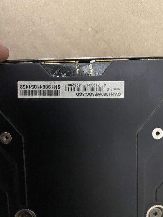 Видеокарта GIGABYTE GeForce GTX 1080 WINDFORCE OC 8G