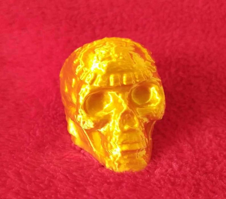 Aztecka Czaszka Śmierci Figurka Gwizdek