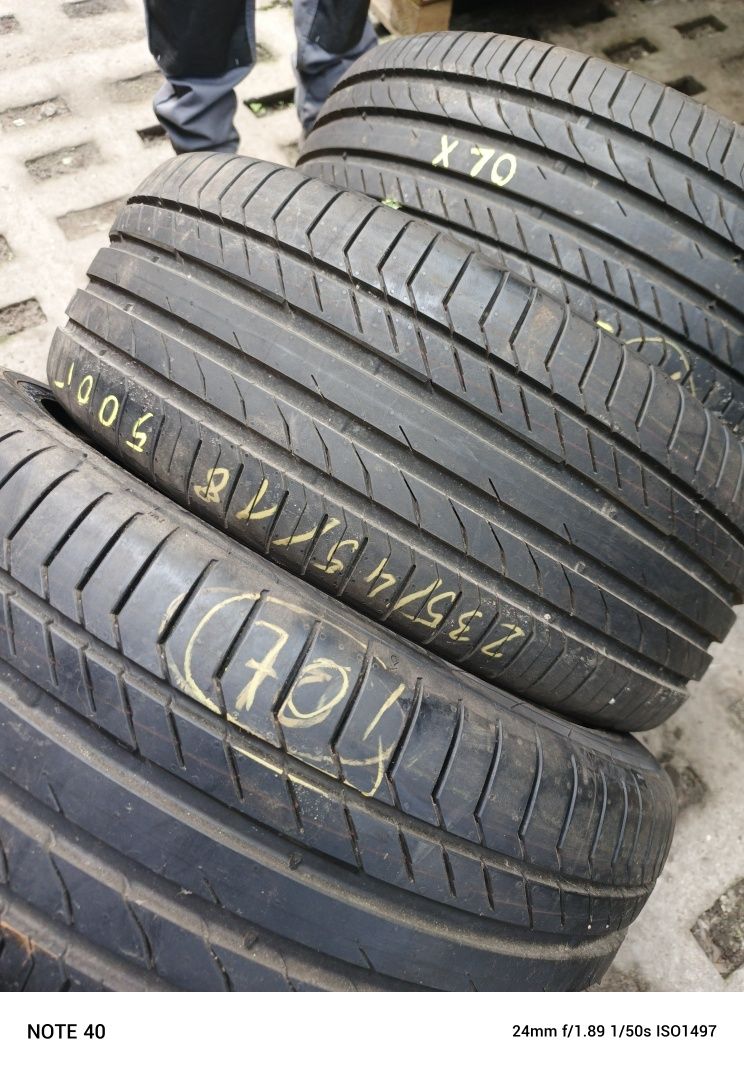 Nowe opony demo letnie 235/45/18 Continental  2021r