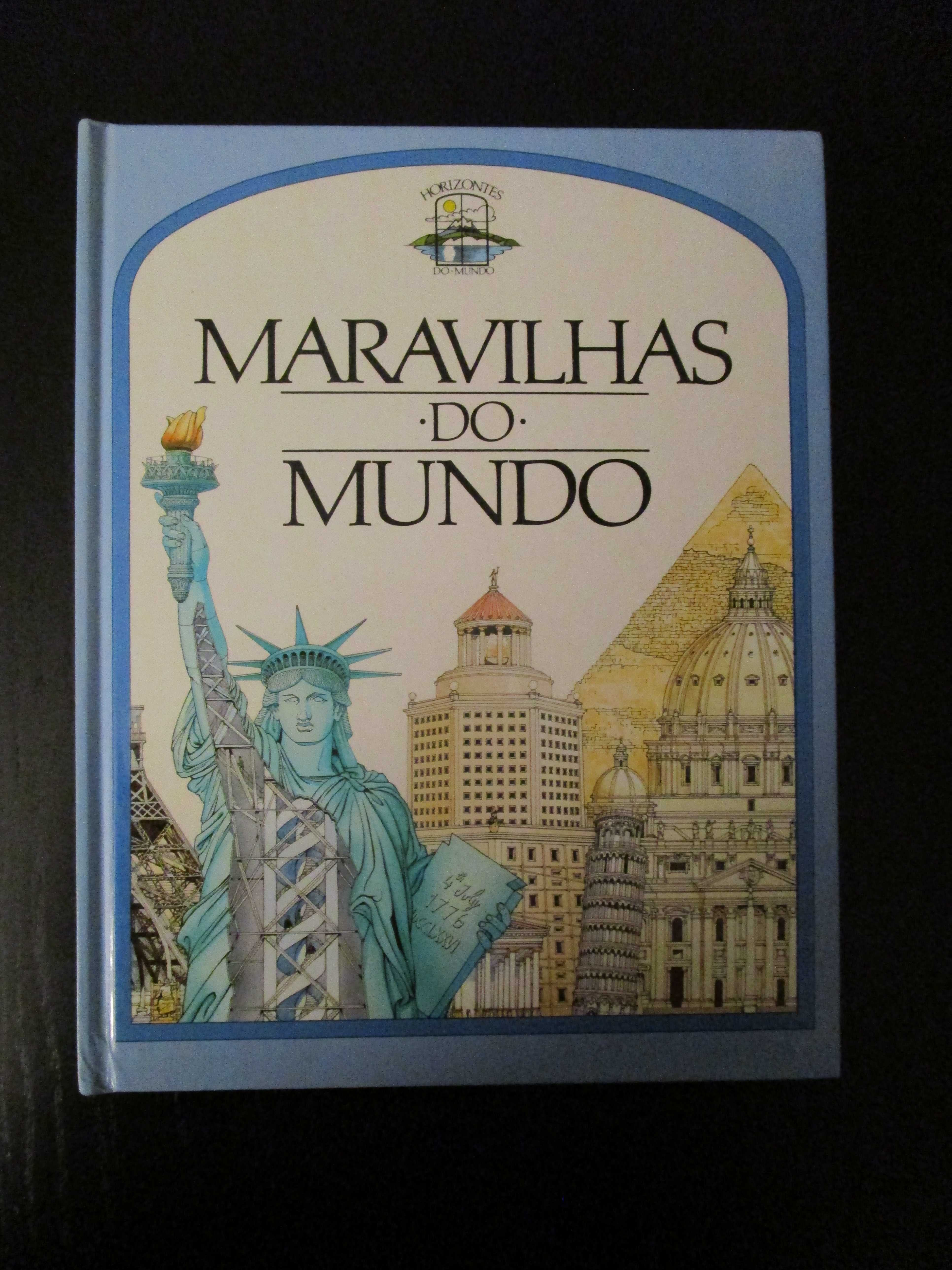 Livro educativo "Maravilhas do Mundo" em muito bom estado