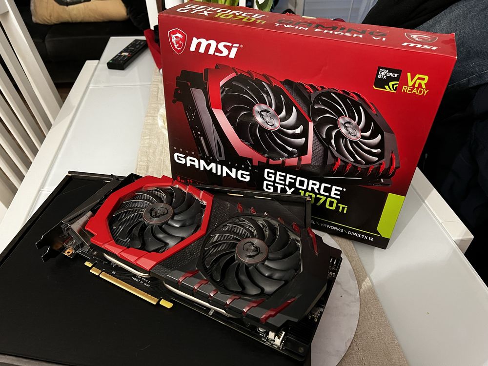 Karta Graficzna MSI GeForce GTX 1070 TI Gaming 8GB Stan Bardzo Dobry!