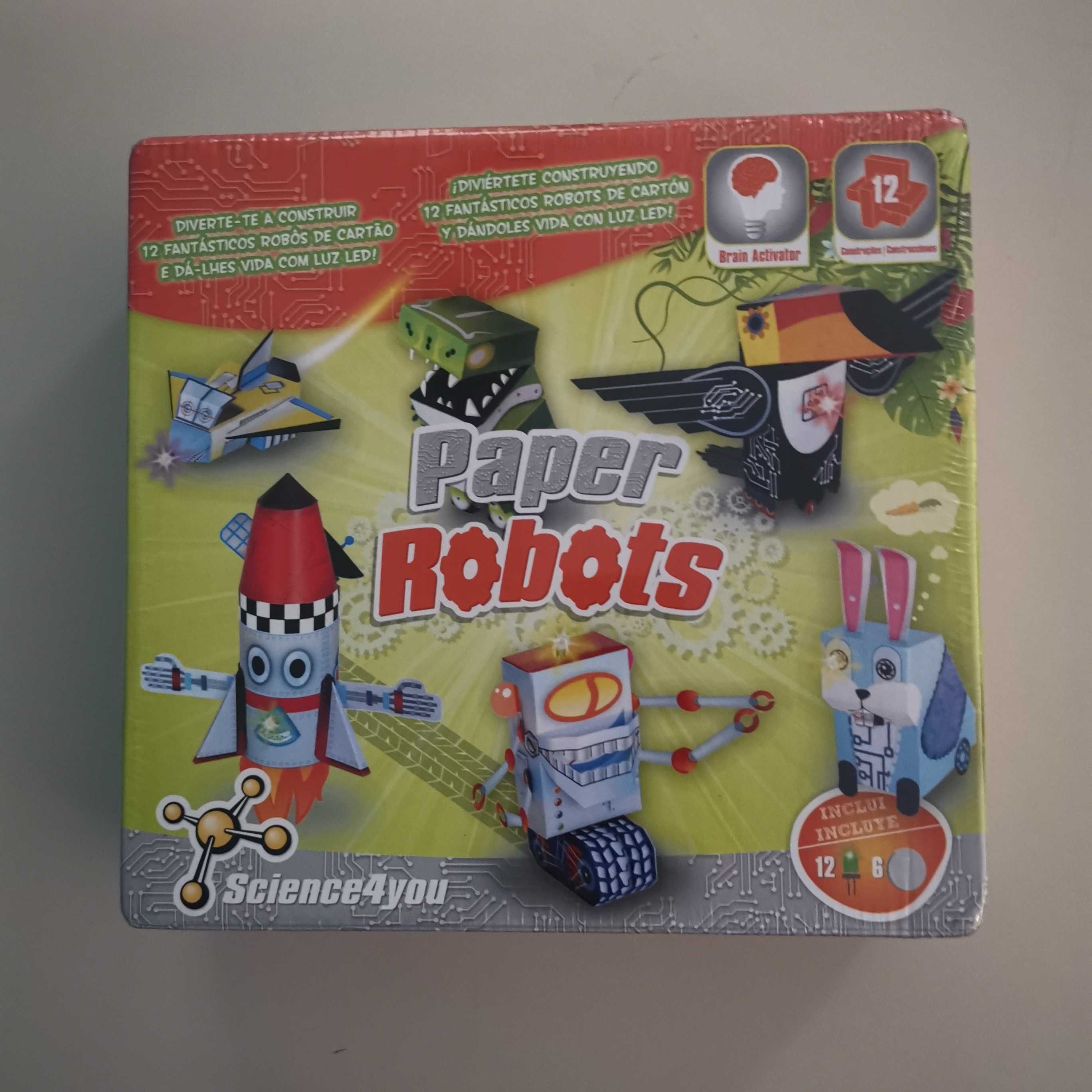 Oficina de Robots - Paper Robots | Science4You | Selado/Novo