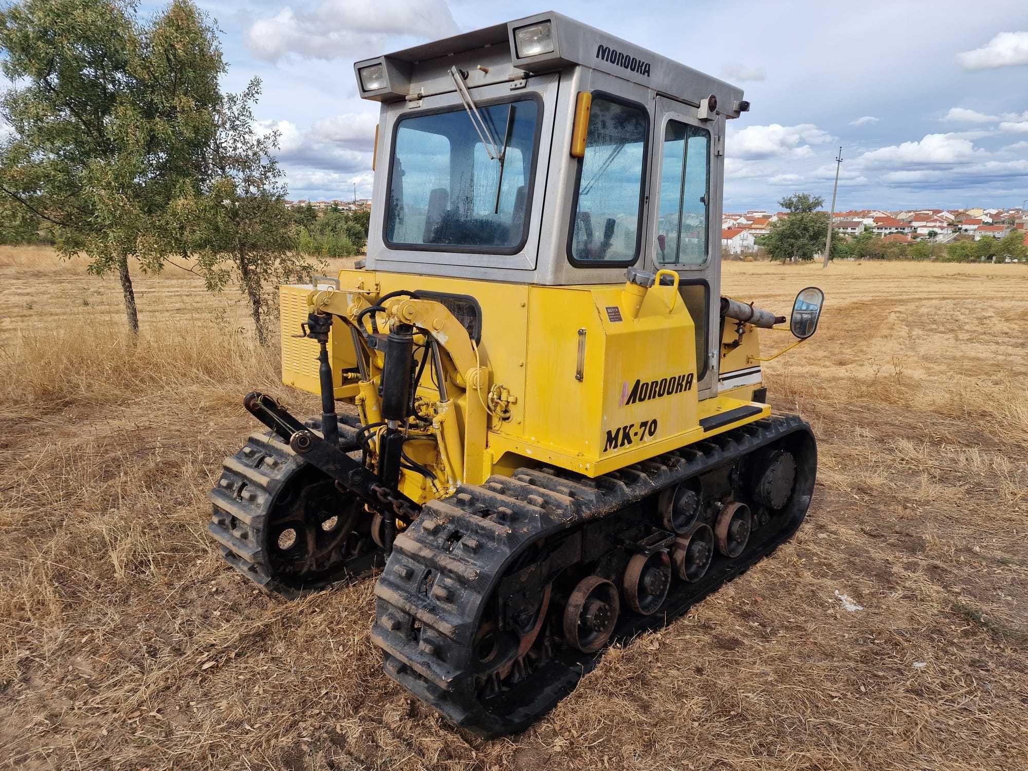 Trator de lagartas / Lagarteiro Morooka MK 70 - Fabrico Japonês - 70cv